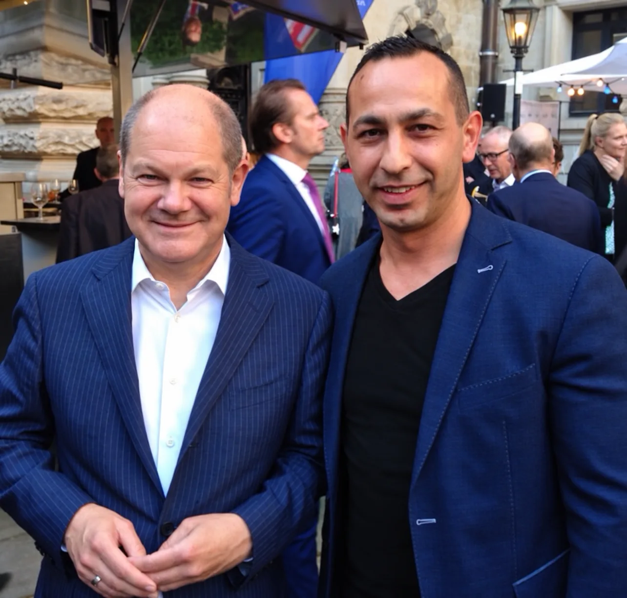 Historische Aufnahme mit Olaf Scholz